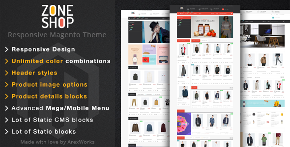 Zoneshop - Multipurpose Responsive Magento Theme