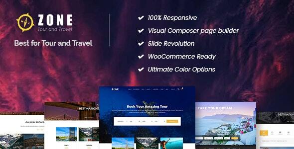 Zone - Tours and Travel WordPress Responsive Theme