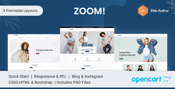 Zoom - Fashion & Clothing Opencart Theme