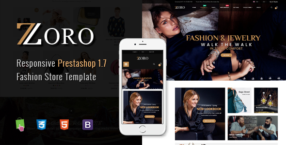 Zoro - Responsive PrestaShop 1.7 Shopping Theme