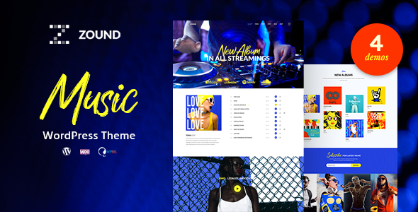 Zound - Music WordPress Theme