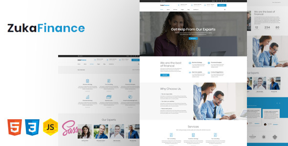 Zuka - Finance HTML5 Template