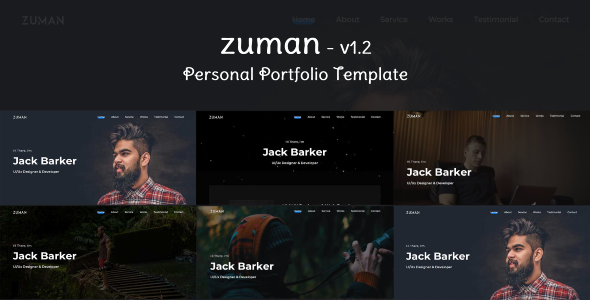 Zuman - Creative Personal Portfolio