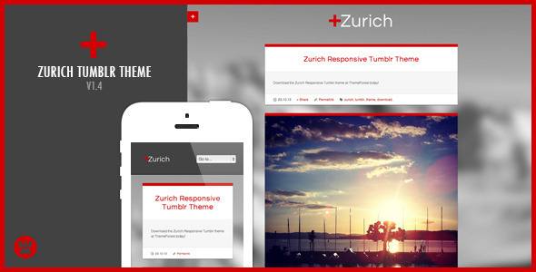 Zurich - A Responsive Tumblr Theme