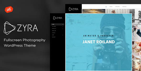 Zyra - Fullscreen Photography Theme